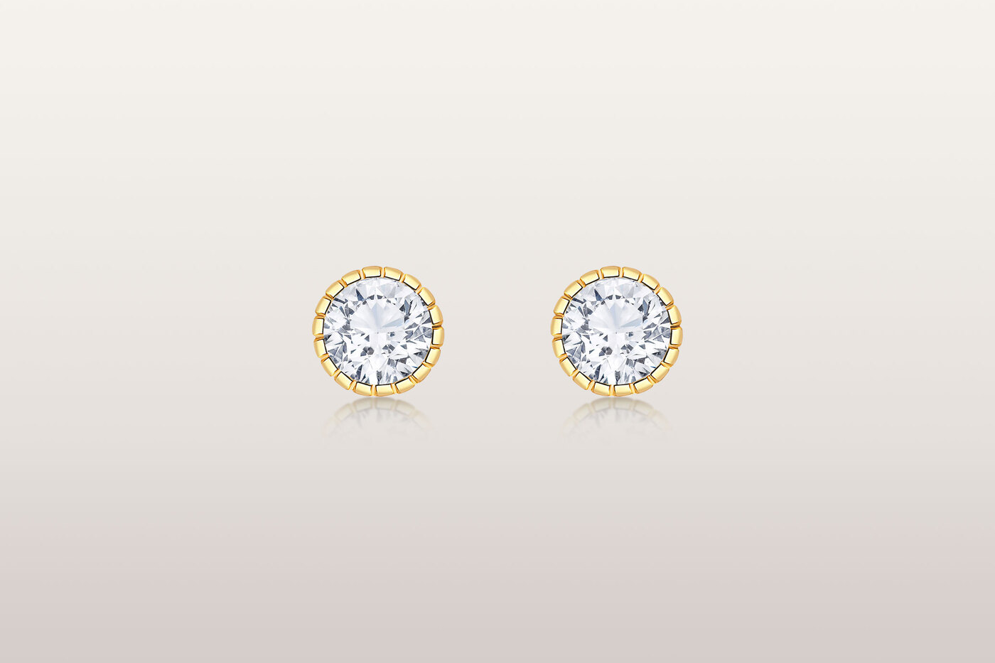 Earrings Eternity Round