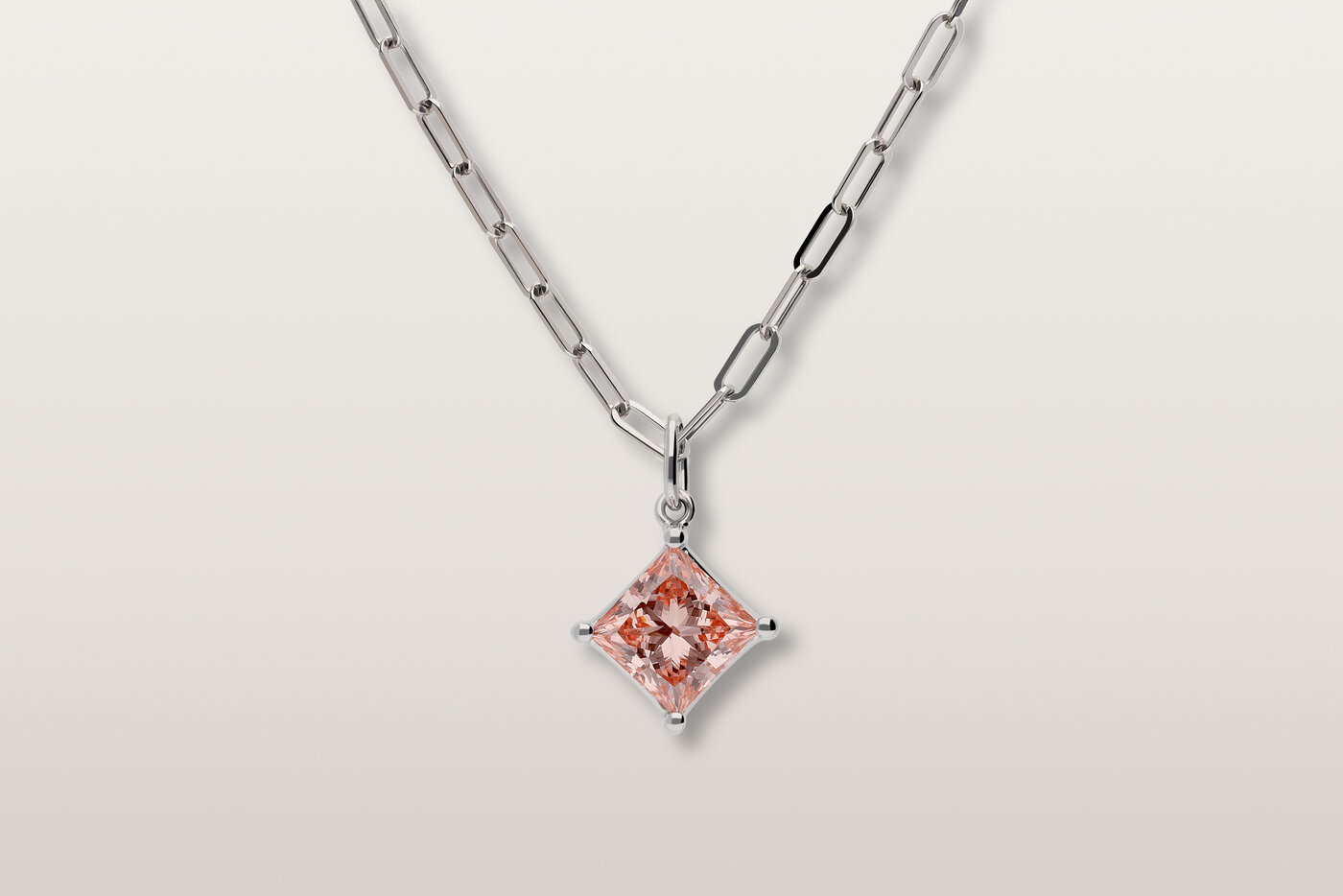 Necklace Colours & Cuts Pink