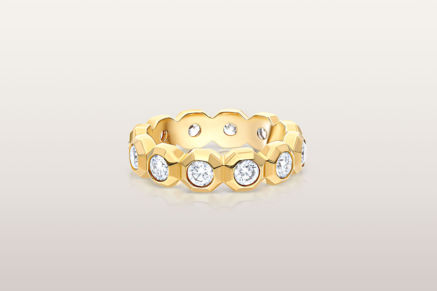 Anello Reflect Octagon