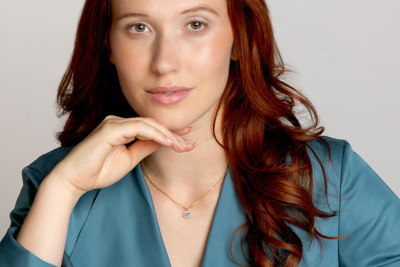 Collier Colours & Cuts White Octagon