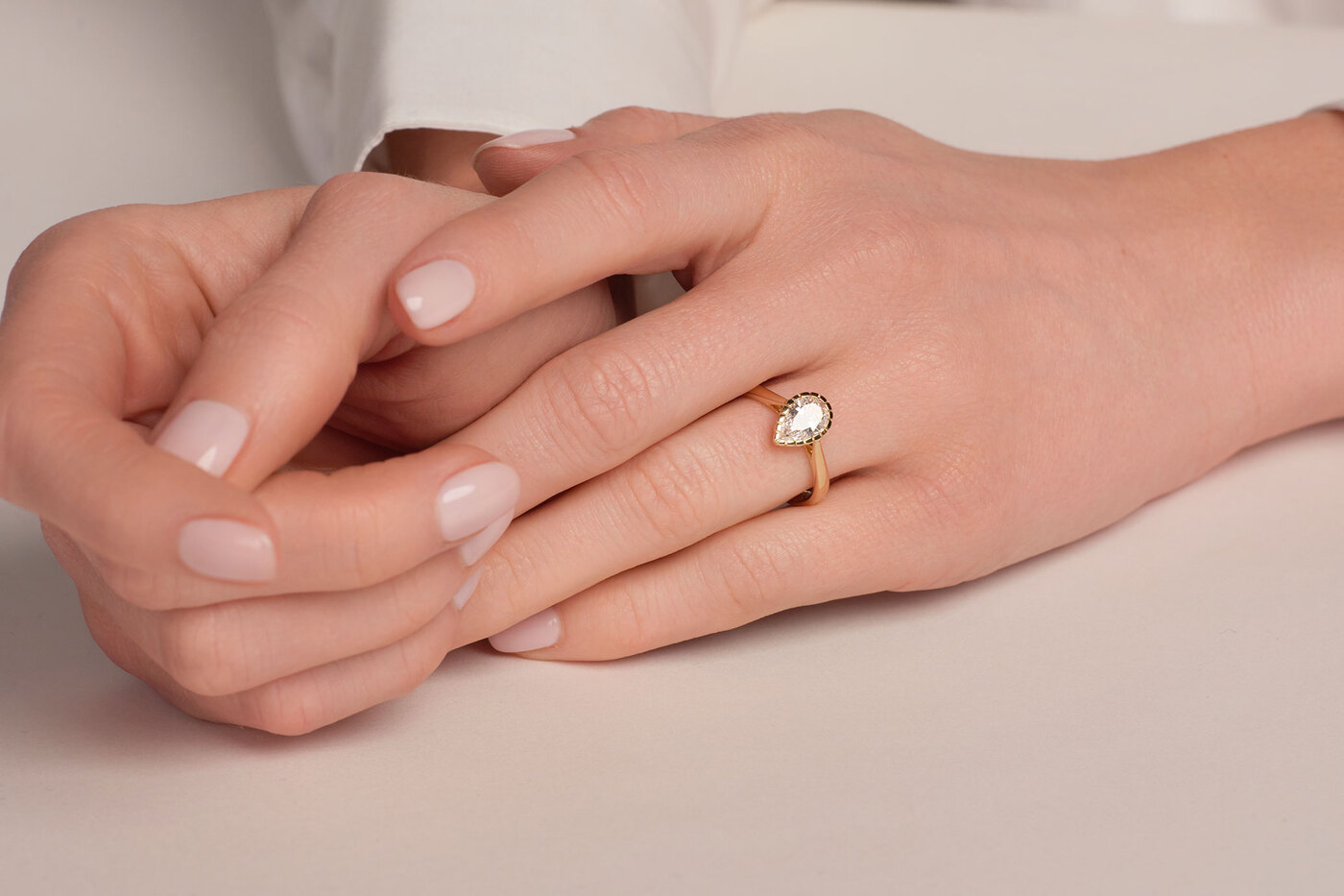 Bague Eternity Pear Bague Eternity Pear
