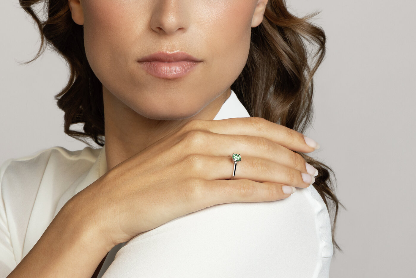 Bague mandana One Green