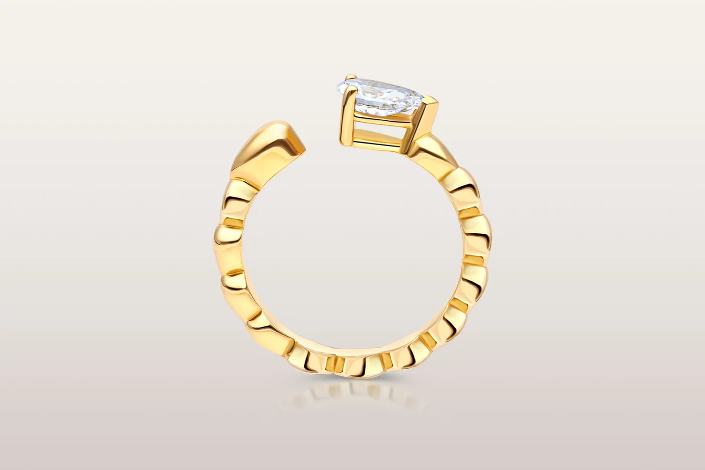 Bague Trickle Bold Pear