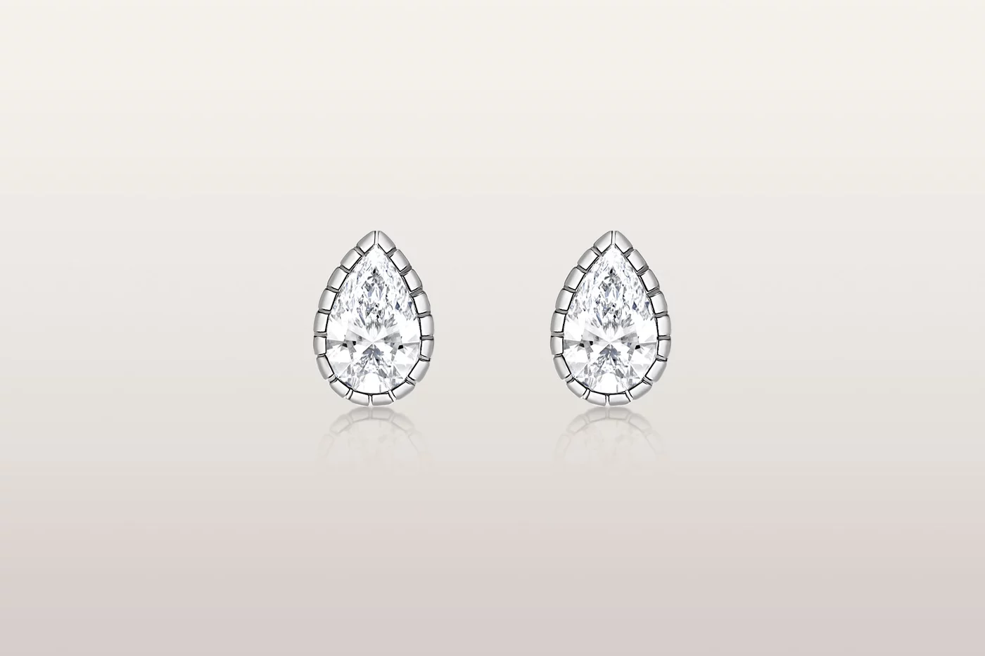 Boucles d'oreille Eternity Pear