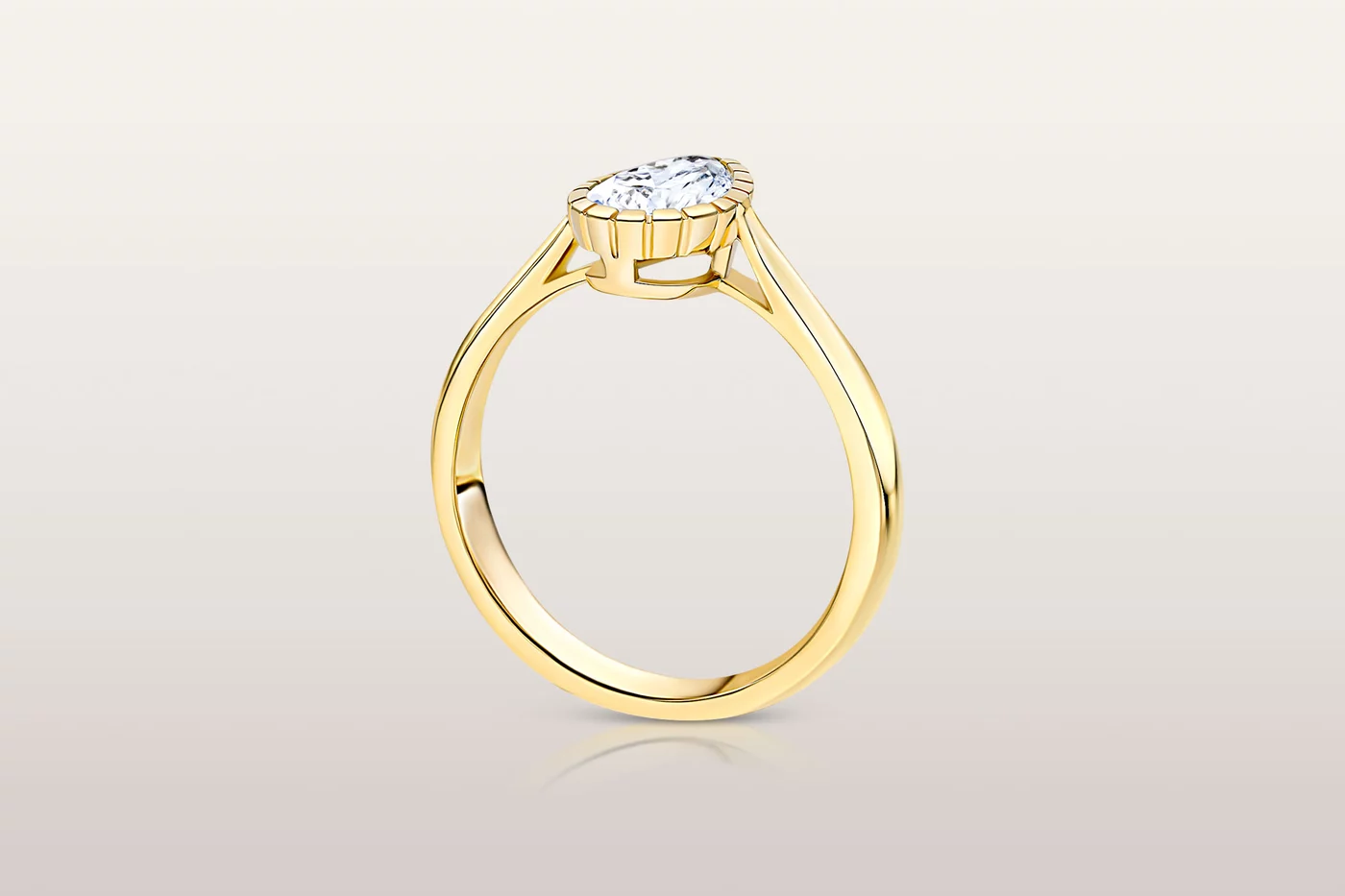 Ring Eternity Pear 1,00 ct