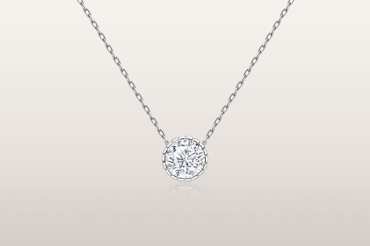 Collana a catena Eternity Round