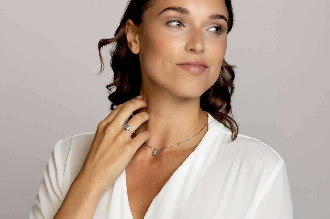 Collier Colours & Cuts Blue