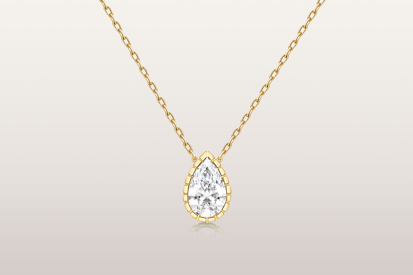 Necklace Eternity Pear