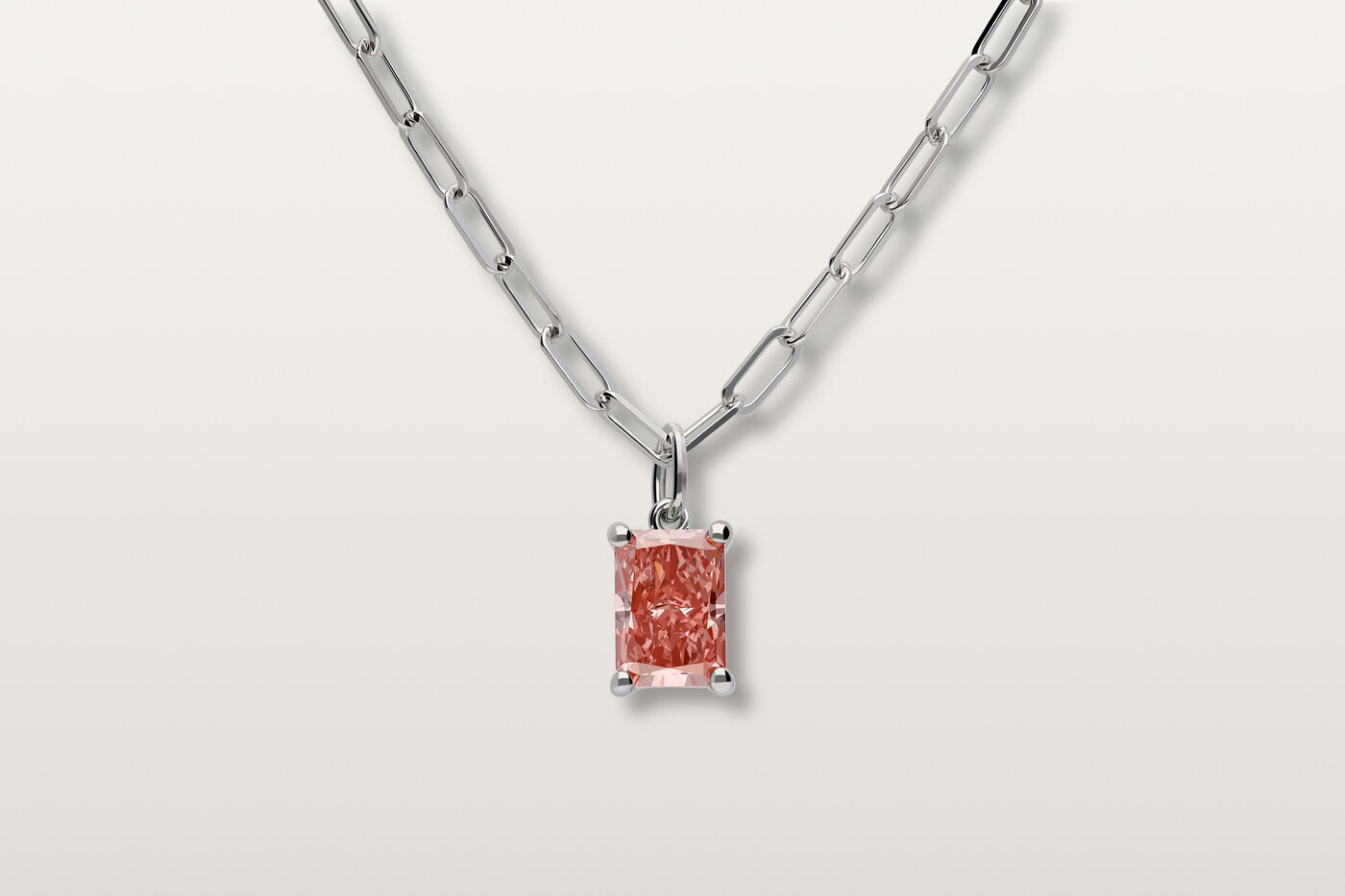 Collana a catena Elements Pink Radiant