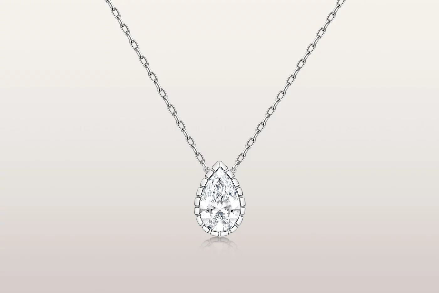 Collier Eternity Pear