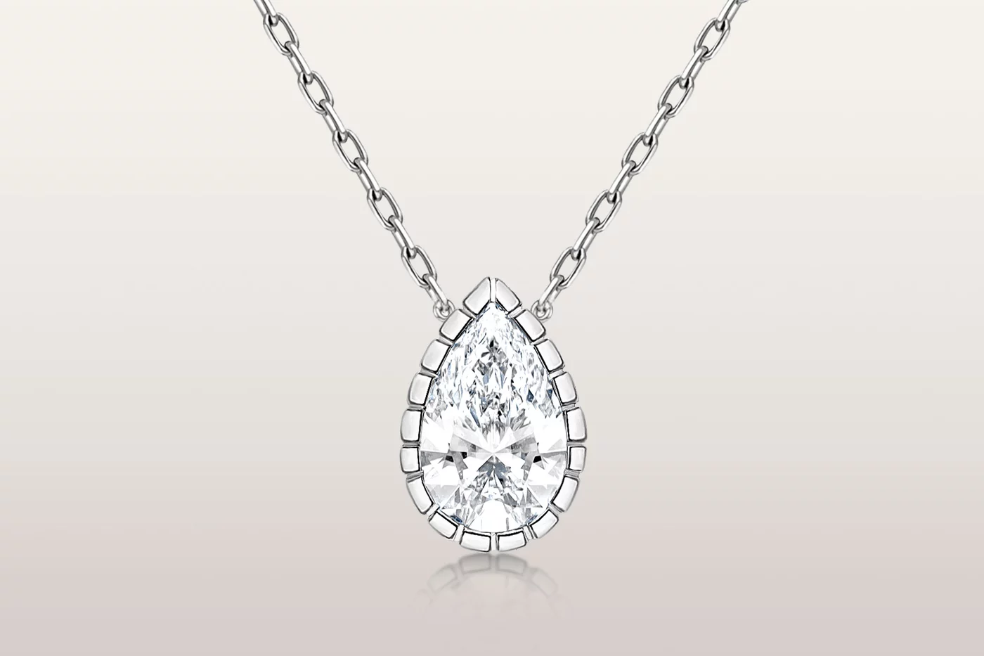 Necklace Eternity Pear