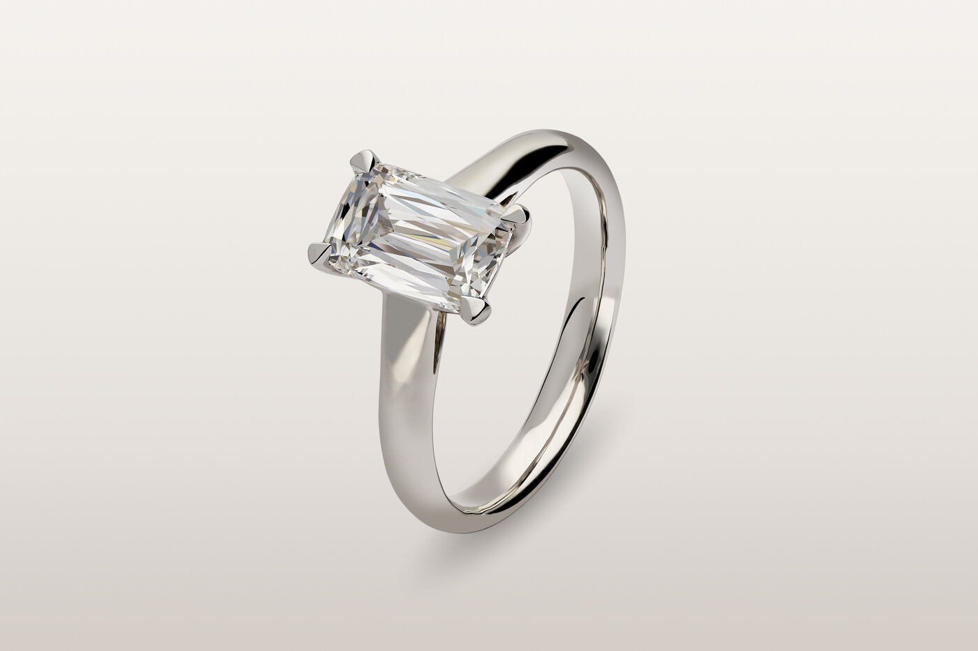 Anillo Solitaire Cushion Anillo Solitaire Cushion