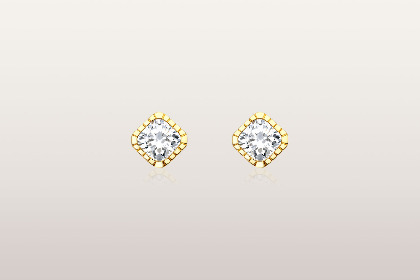 Earrings Eternity Cushion