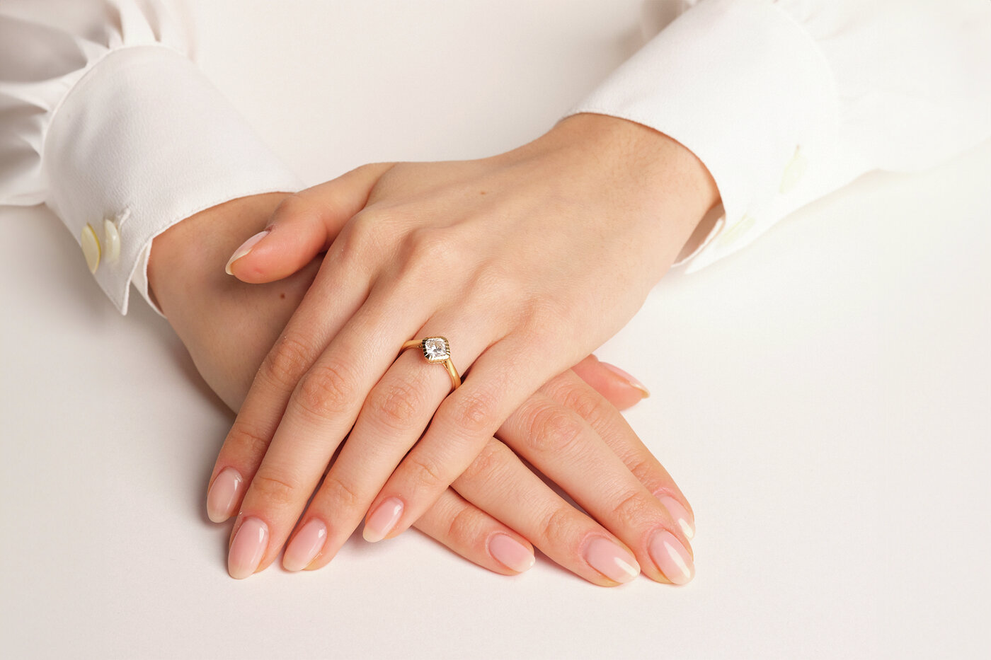 Ring Eternity Cushion Ring Eternity Cushion