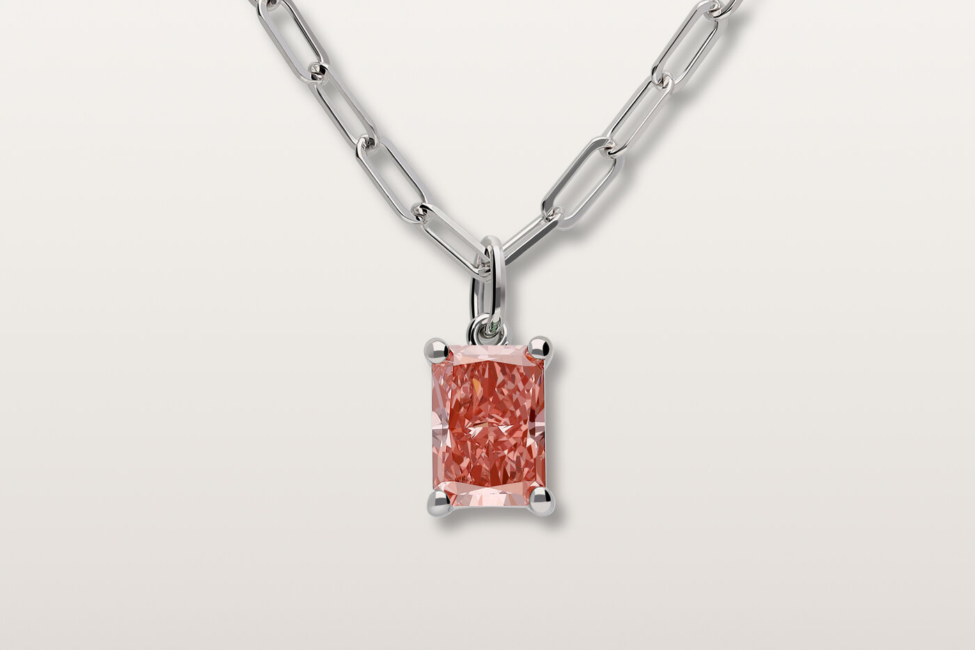 Collana a catena Elements Pink Radiant