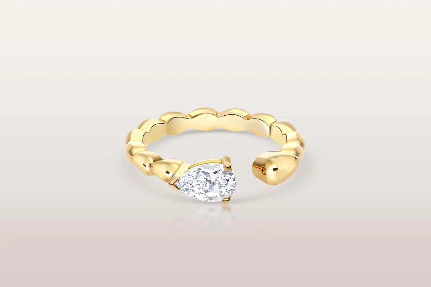 Bague Trickle Bold Pear