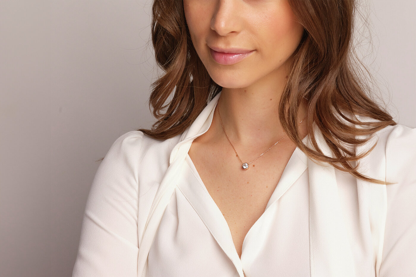 Necklace Eternity Round Necklace Eternity Round