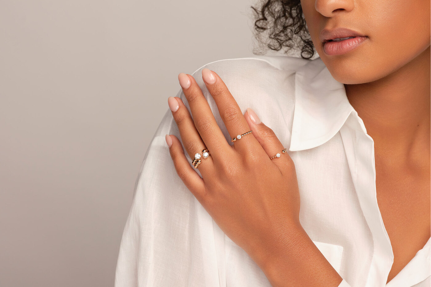 Ring Trickle Bold Round