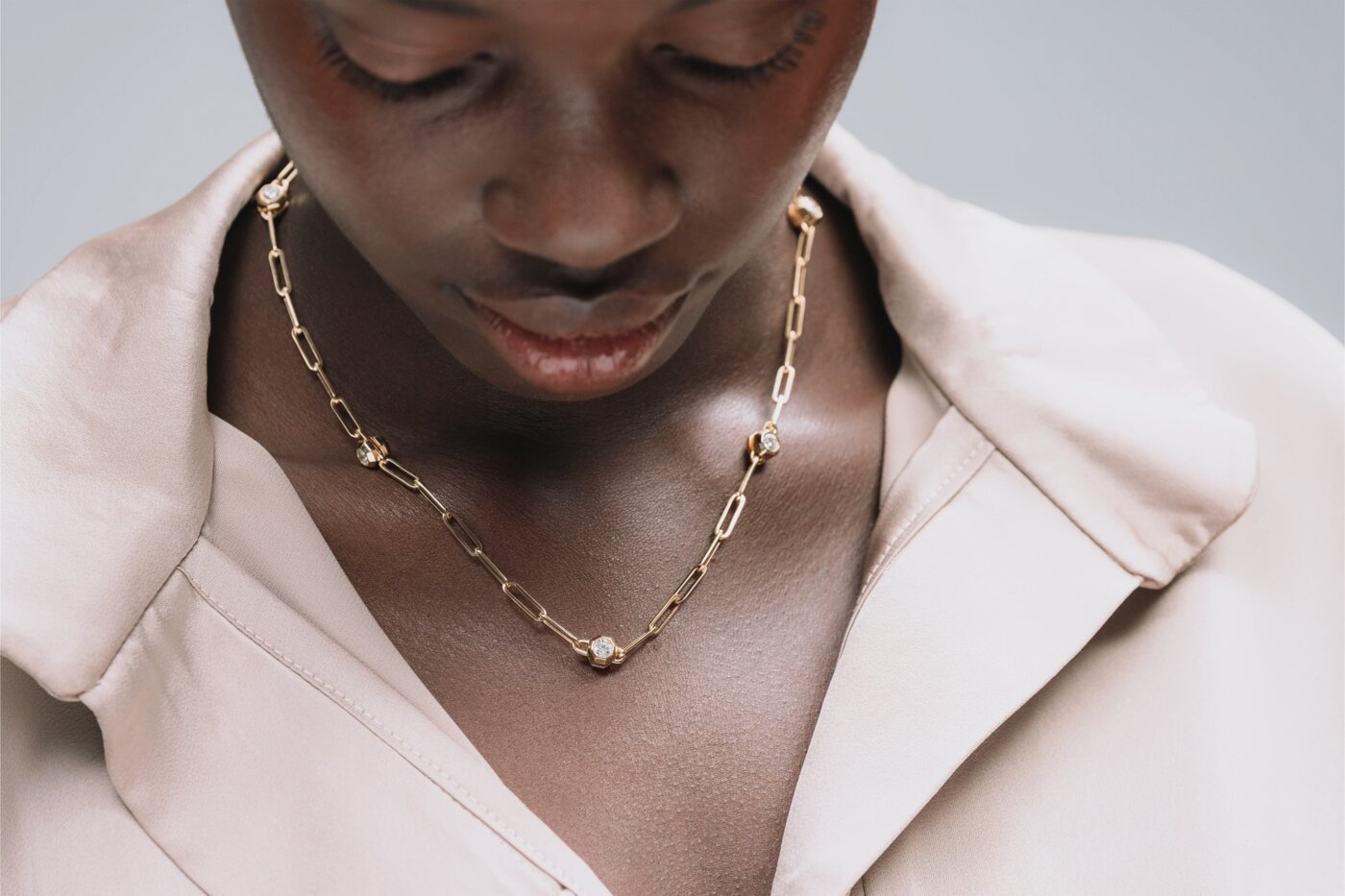 Collana a catena Reflect