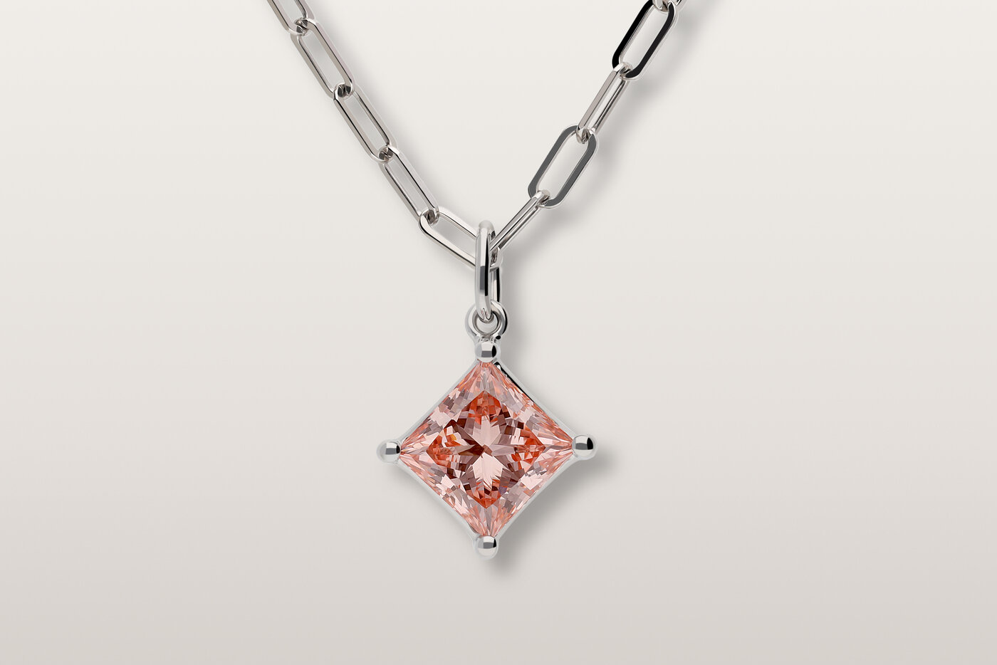 Necklace Colours & Cuts Pink