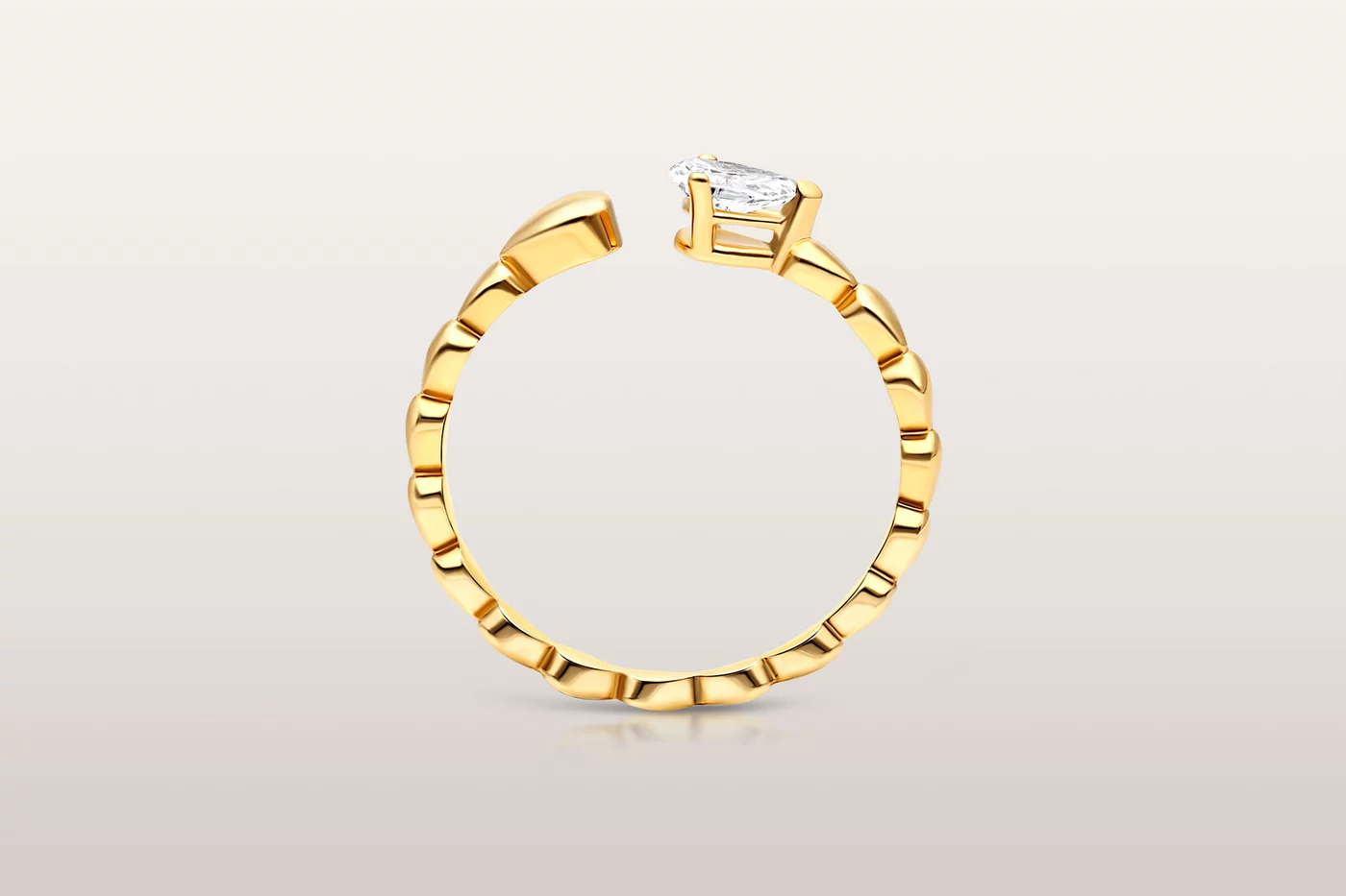 Bague Trickle Slim Pear