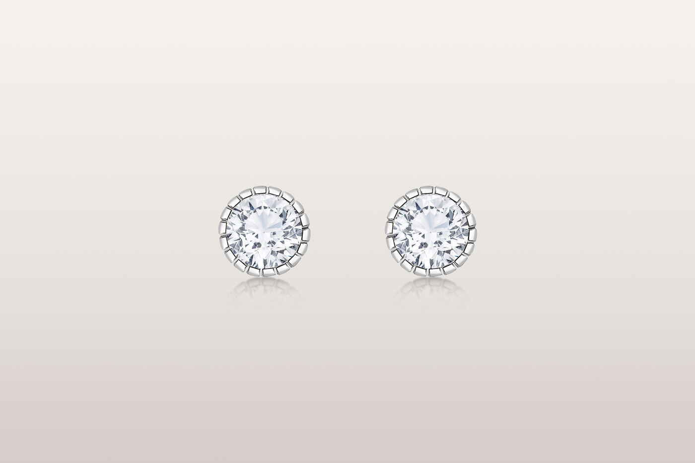 Earrings Eternity Round