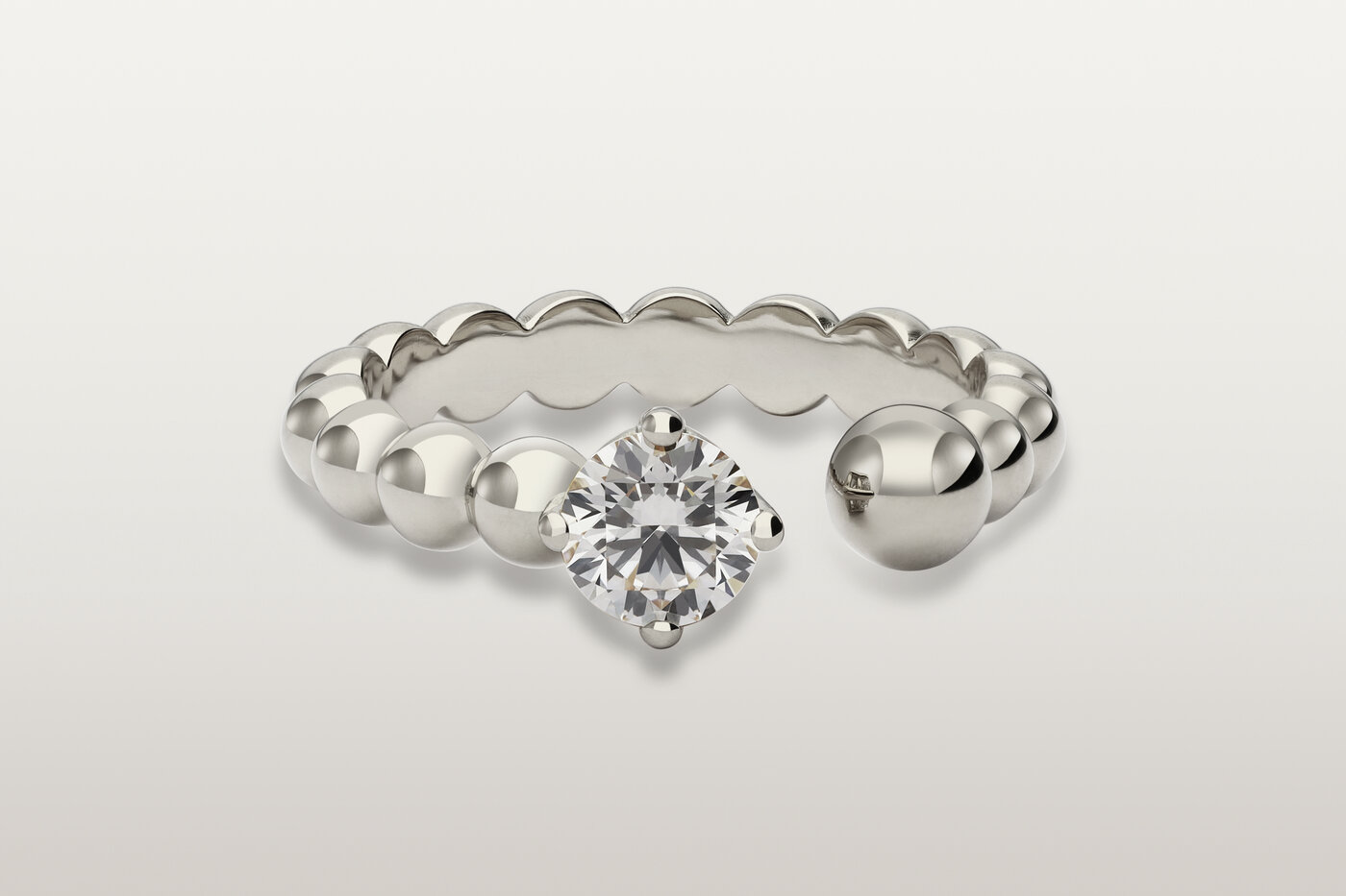 Anillo Trickle Bold Round