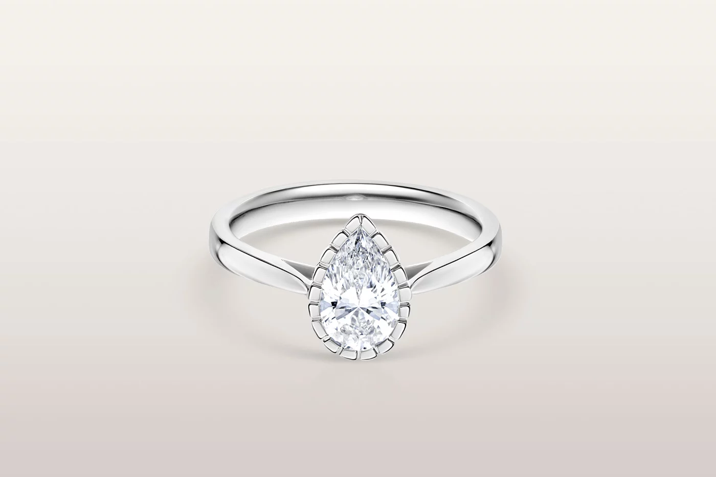 Anello Eternity Pear