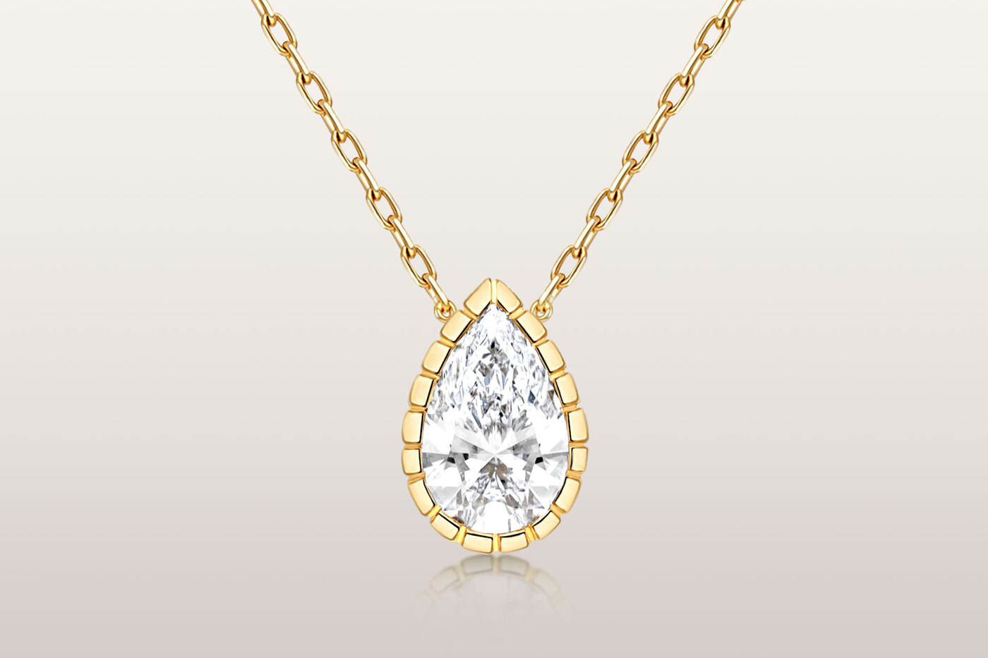 Necklace Eternity Pear