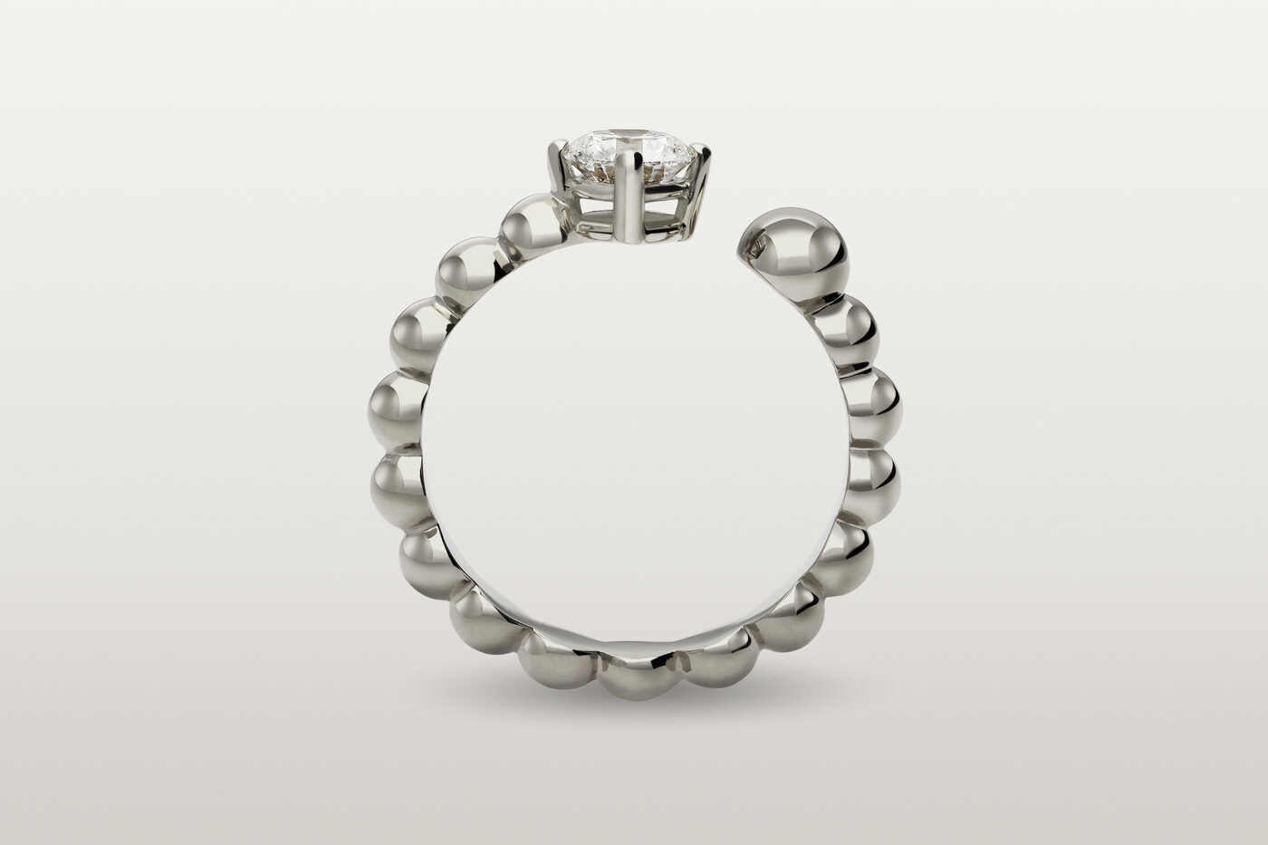 Anillo Trickle Bold Round