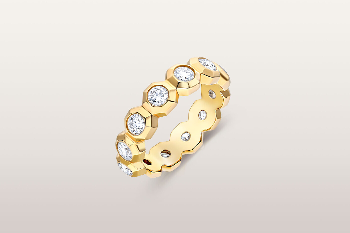 Anello Reflect Octagon