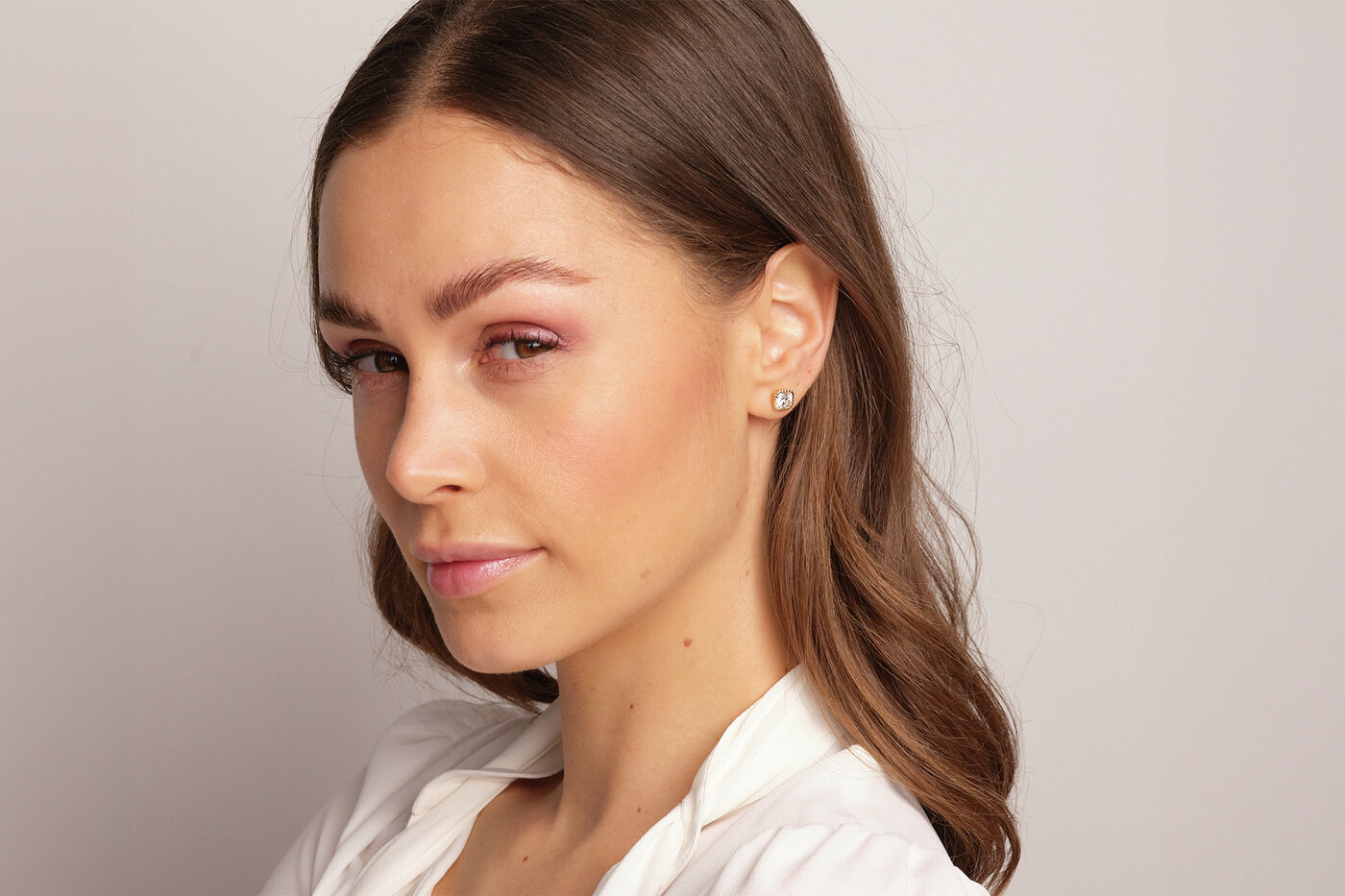 Earrings Eternity Cushion